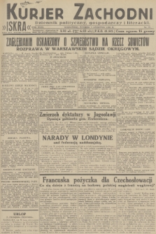 Kurjer Zachodni Iskra : dziennik polityczny, gospodarczy i literacki. R.23, 1932, nr 77