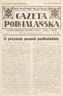 Gazeta Podhalańska : tygodnik poświęcony sprawom Podhala, Spisza, Orawy. 1931, nr 24