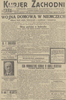 Kurjer Zachodni Iskra : dziennik polityczny, gospodarczy i literacki. R.23, 1932, nr 124