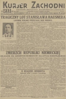 Kurjer Zachodni Iskra : dziennik polityczny, gospodarczy i literacki. R.23, 1932, nr 131