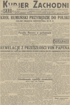 Kurjer Zachodni Iskra : dziennik polityczny, gospodarczy i literacki. R.23, 1932, nr 133