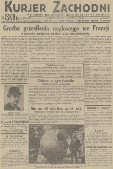 Kurjer Zachodni Iskra : dziennik polityczny, gospodarczy i literacki. R.23, 1932, nr 136