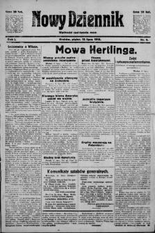 Nowy Dziennik. 1918 , nr 4