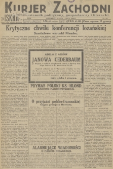 Kurjer Zachodni Iskra : dziennik polityczny, gospodarczy i literacki. R.23, 1932, nr 151