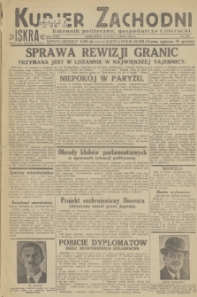 Kurjer Zachodni Iskra : dziennik polityczny, gospodarczy i literacki. R.23, 1932, nr 152