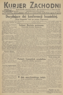 Kurjer Zachodni Iskra : dziennik polityczny, gospodarczy i literacki. R.23, 1932, nr 155