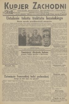 Kurjer Zachodni Iskra : dziennik polityczny, gospodarczy i literacki. R.23, 1932, nr 158