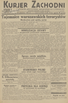 Kurjer Zachodni Iskra : dziennik polityczny, gospodarczy i literacki. R.23, 1932, nr 165