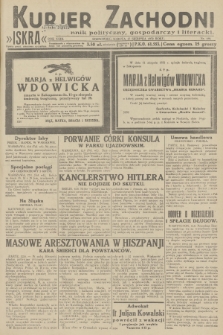 Kurjer Zachodni Iskra : dziennik polityczny, gospodarczy i literacki. R.23, 1932, nr 188