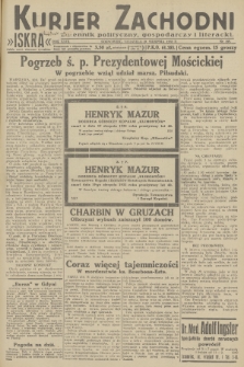 Kurjer Zachodni Iskra : dziennik polityczny, gospodarczy i literacki. R.23, 1932, nr 195