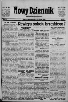 Nowy Dziennik. 1918 , nr 7