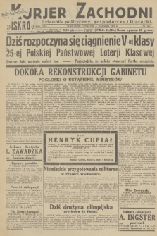 Kurjer Zachodni Iskra : dziennik polityczny, gospodarczy i literacki. R.23, 1932, nr 210