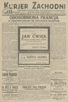 Kurjer Zachodni Iskra : dziennik polityczny, gospodarczy i literacki. R.23, 1932, nr 213