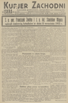 Kurjer Zachodni Iskra : dziennik polityczny, gospodarczy i literacki. R.23, 1932, nr 214