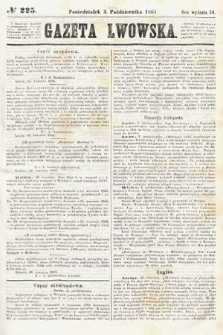 Gazeta Lwowska. 1864, nr 225