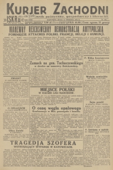 Kurjer Zachodni Iskra : dziennik polityczny, gospodarczy i literacki. R.23, 1932, nr 221