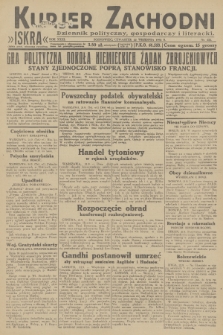 Kurjer Zachodni Iskra : dziennik polityczny, gospodarczy i literacki. R.23, 1932, nr 222