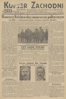 Kurjer Zachodni Iskra : dziennik polityczny, gospodarczy i literacki. R.23, 1932, nr 224
