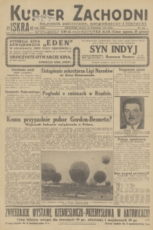 Kurjer Zachodni Iskra : dziennik polityczny, gospodarczy i literacki. R.23, 1932, nr 227