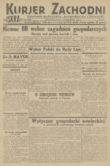 Kurjer Zachodni Iskra : dziennik polityczny, gospodarczy i literacki. R.23, 1932, nr 233