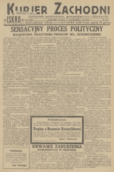 Kurjer Zachodni Iskra : dziennik polityczny, gospodarczy i literacki. R.23, 1932, nr 238