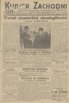 Kurjer Zachodni Iskra : dziennik polityczny, gospodarczy i literacki. R.23, 1932, nr 243