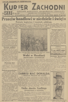 Kurjer Zachodni Iskra : dziennik polityczny, gospodarczy i literacki. R.23, 1932, nr 245 [po konfiskacie]