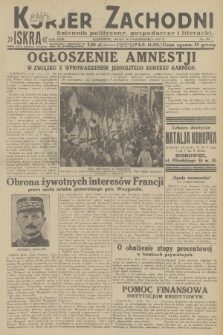 Kurjer Zachodni Iskra : dziennik polityczny, gospodarczy i literacki. R.23, 1932, nr 251