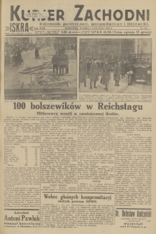 Kurjer Zachodni Iskra : dziennik polityczny, gospodarczy i literacki. R.23, 1932, nr 262