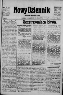 Nowy Dziennik. 1918 , nr 14