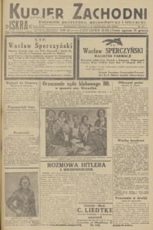 Kurjer Zachodni Iskra : dziennik polityczny, gospodarczy i literacki. R.23, 1932, nr 273