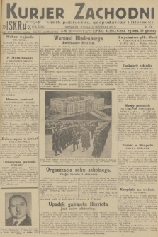 Kurjer Zachodni Iskra : dziennik polityczny, gospodarczy i literacki. R.23, 1932, nr 274