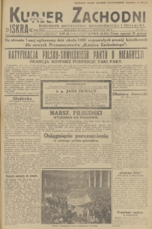 Kurjer Zachodni Iskra : dziennik polityczny, gospodarczy i literacki. R.23, 1932, nr 279