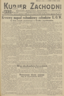 Kurjer Zachodni Iskra : dziennik polityczny, gospodarczy i literacki. R.23, 1932, nr 284