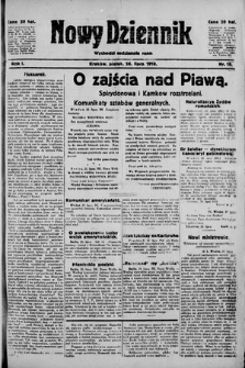 Nowy Dziennik. 1918 , nr 18