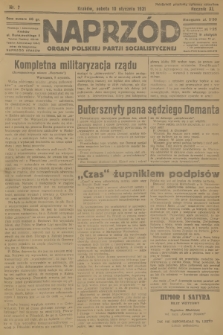 Naprzód : organ Polskiej Partji Socjalistycznej. 1931, nr 7