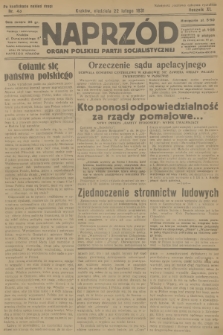 Naprzód : organ Polskiej Partji Socjalistycznej. 1931, nr 43