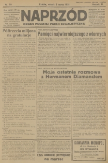 Naprzód : organ Polskiej Partji Socjalistycznej. 1931, nr 50