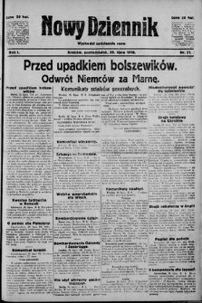 Nowy Dziennik. 1918 , nr 21