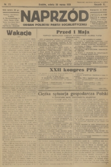Naprzód : organ Polskiej Partji Socjalistycznej. 1931, nr 72