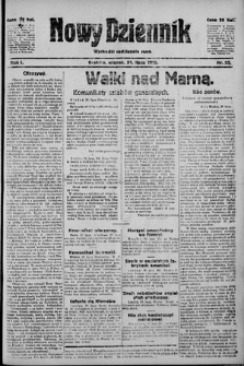 Nowy Dziennik. 1918 , nr 22