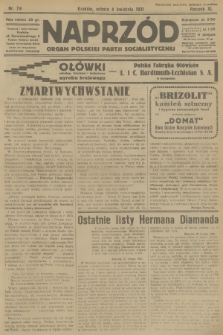 Naprzód : organ Polskiej Partji Socjalistycznej. 1931, nr 78