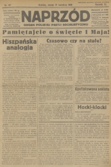 Naprzód : organ Polskiej Partji Socjalistycznej. 1931, nr 87
