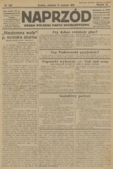 Naprzód : organ Polskiej Partji Socjalistycznej. 1931, nr 139