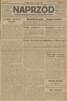 Naprzód : organ Polskiej Partji Socjalistycznej. 1931, nr 170