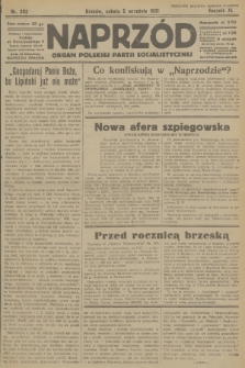 Naprzód : organ Polskiej Partji Socjalistycznej. 1931, nr 202