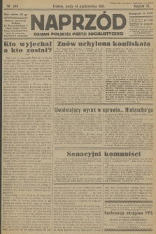 Naprzód : organ Polskiej Partji Socjalistycznej. 1931, nr 235