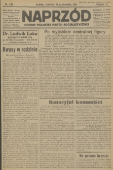Naprzód : organ Polskiej Partji Socjalistycznej. 1931, nr 236