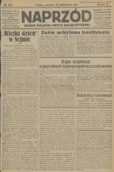 Naprzód : organ Polskiej Partji Socjalistycznej. 1931, nr 242