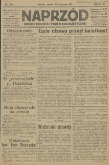 Naprzód : organ Polskiej Partji Socjalistycznej. 1931, nr 274